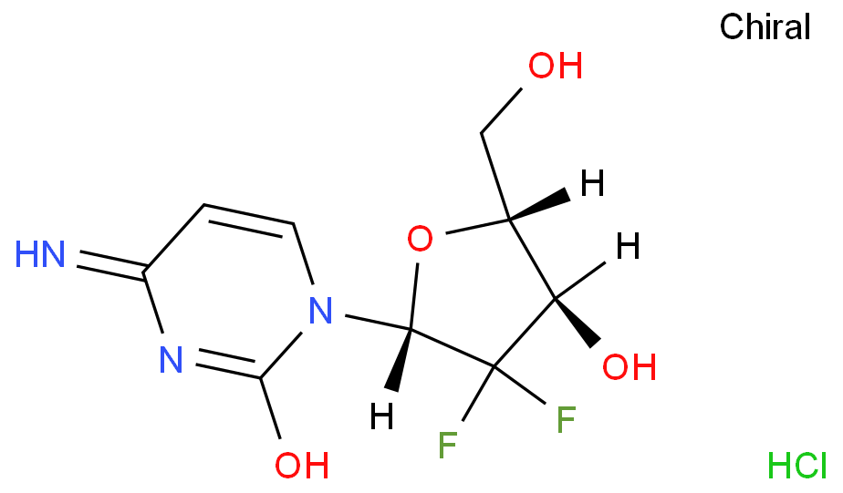 盐酸吉西他滨化学结构式