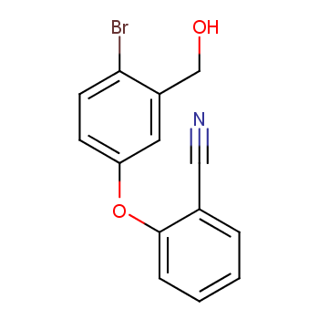 2-(4-溴-3-(羟甲基)苯氧基)苯甲腈CAS:906673-58-3产品图片