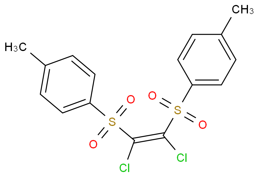 1-[(Z)-1,2-dichloro-2-(4-methylphenyl)sulfonylethenyl]sulfonyl-4-methylbenzene  