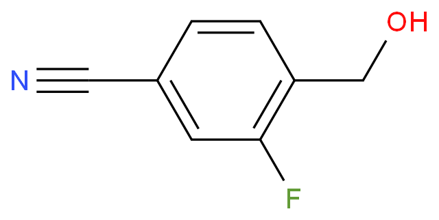 4-氰基-2-氟苄醇化学结构式