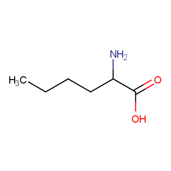 L-正亮氨酸化学结构式