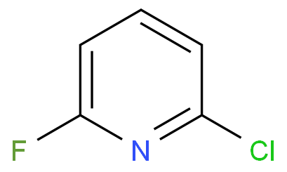 2-氯-6-氟吡啶化学结构式