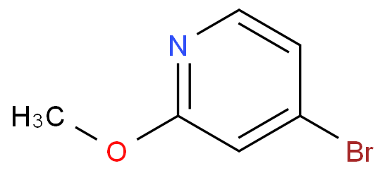 4-溴-2-甲氧基吡啶化学结构式