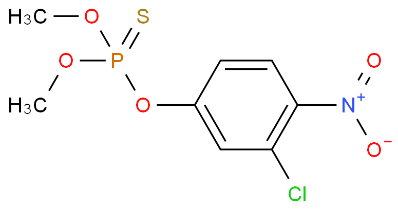 氯硫磷化学结构式