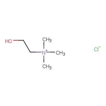 Choline chloride structure
