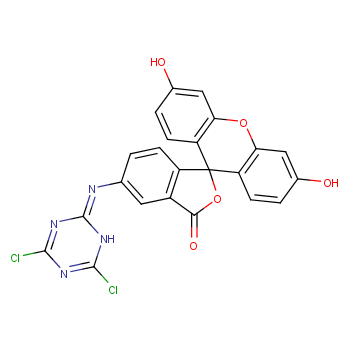 5-DTAF [5-(4,6-Dichlorotriazinyl)aminofluorescein]  