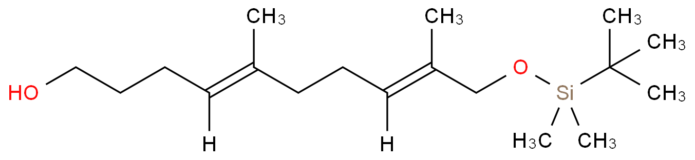 (4E,8E)-10-[tert-butyl(dimethyl)silyl]oxy-5,9-dimethyl-1-deca-4,8-dienol