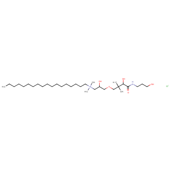 泛醇基羟丙基硬脂基二甲基氯化铵化学结构式