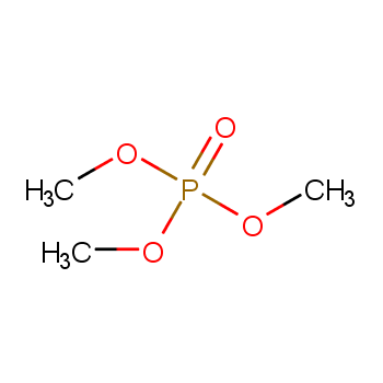 Trimethyl phosphate; 512-56-1 structural formula