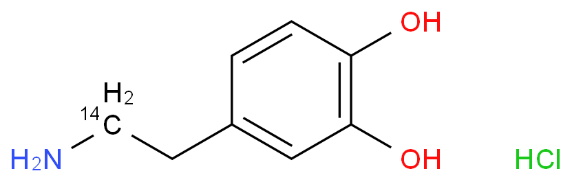 3,4-DIHYDROXYPHENYLETHYLAMINE-8-14C HYDROCHLORIDE-8-14C