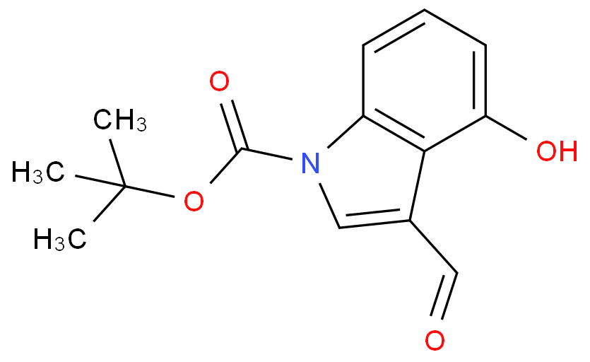 3-FORMYL-4-HYDROXYINDOLE-1-CARBOXYLIC ACID TERT-BUTYL ESTER