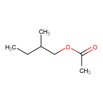 2-甲基丁基乙酸酯化学结构式