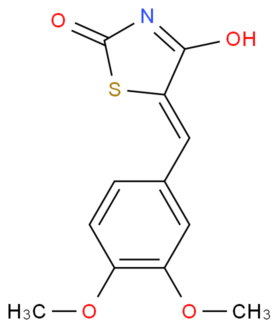 5-[(3,4-dimethoxyphenyl)methylidene]-1,3-thiazolidine-2,4-dione