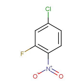 4-氯-2-氟硝基苯化学结构式
