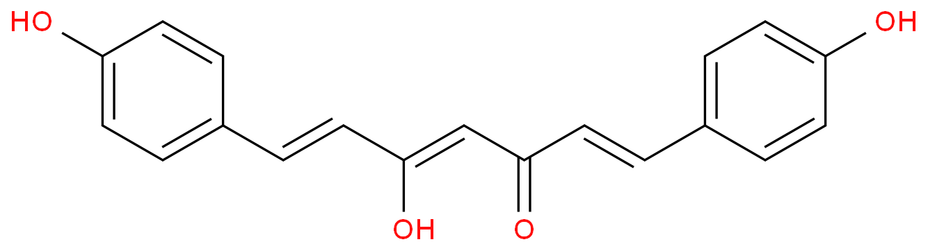 Z,E,E)-5-羟基-1,7-二(4-羟基苯基)-1,4,6-庚三烯-3-酮52328-96-8现货 