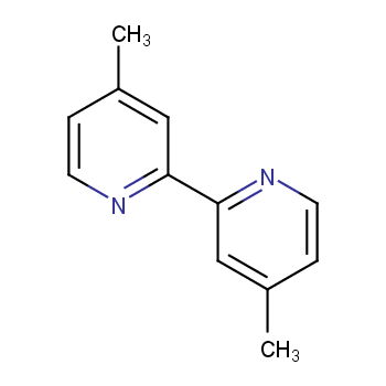 4,4'-二甲基-2,2'-联吡啶化学结构式