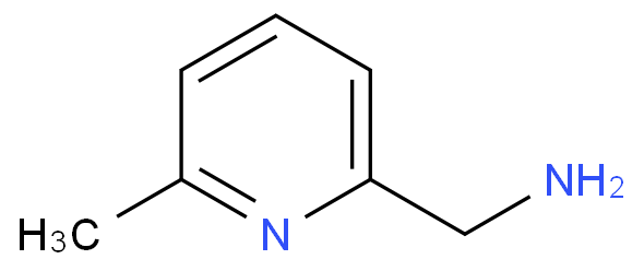6-甲基-2-吡啶甲胺化学结构式