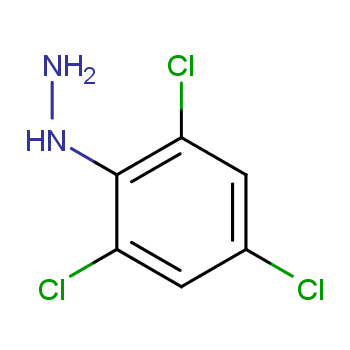 5329-12-4 2,4,6-三氯苯肼 结构式图片