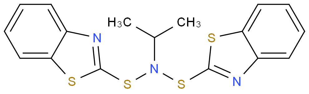 N-benzothiazol-2-ylsulfanyl-N-propan-2-yl-benzothiazole-2-sulfenamide