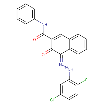 (4E)-4-[(2,5-dichlorophenyl)hydrazinylidene]-3-oxo-N-phenylnaphthalene-2-carboxamide