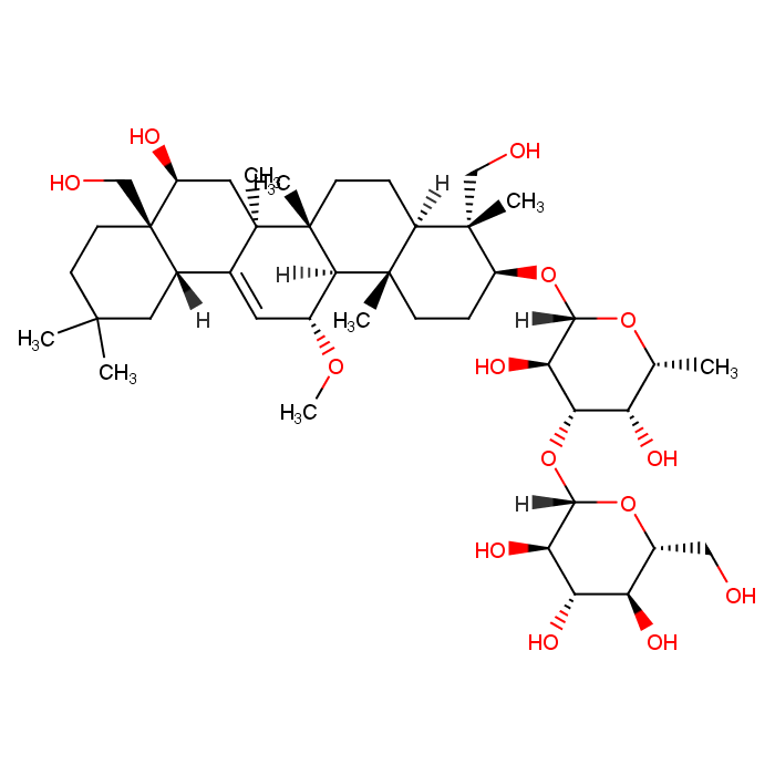 柴胡皂苷B3化学结构式