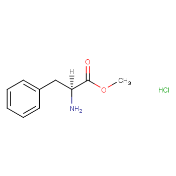 Methyl L-phenylalaninate hydrochloride structure