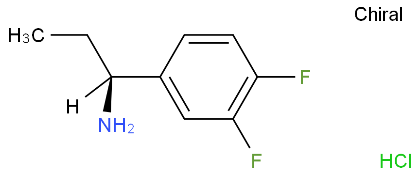 (S)-1-(3,4-二氟苯基)-1-丙胺盐酸盐/1785760-88-4