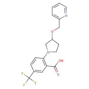(S)-2-(3-(PYRIDIN-2-YLMETHOXY)PYRROLIDIN-1-YL)-5-(TRIFLUOROMETHYL)BENZOIC ACID. HCL/High quality/Best price  