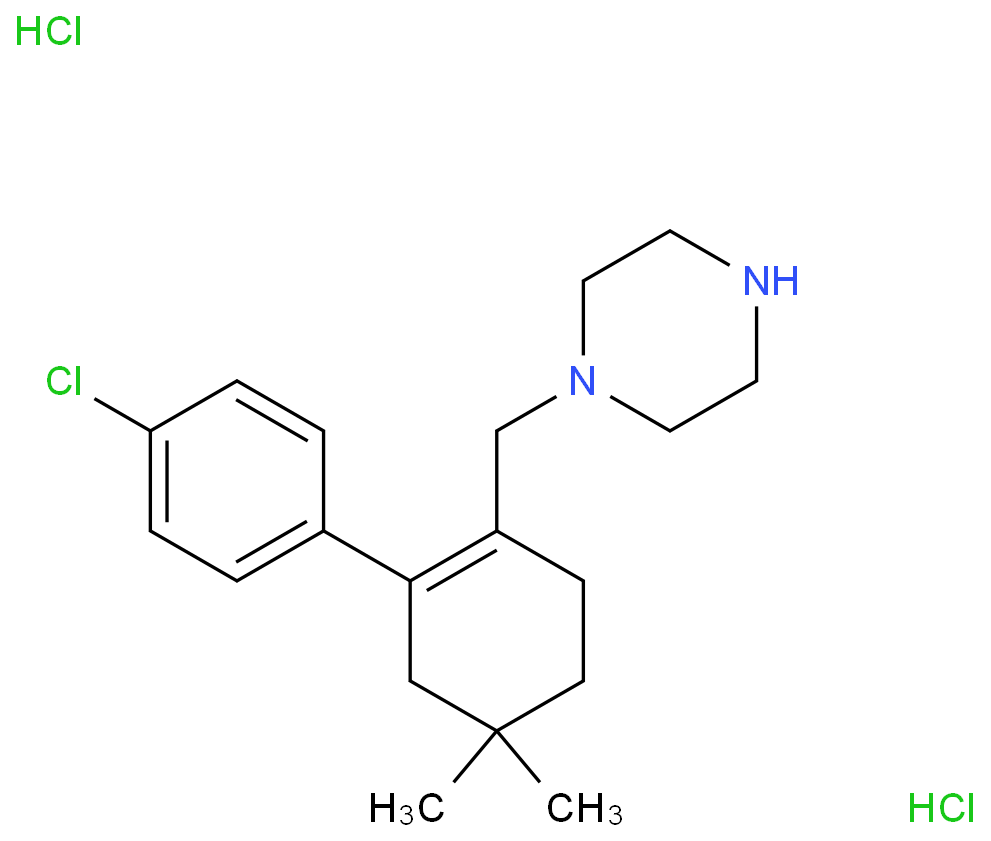 1-[[2-(4-氯苯基)-4,4-二甲基-1-环己烯-1-基]甲基]哌嗪二盐酸盐