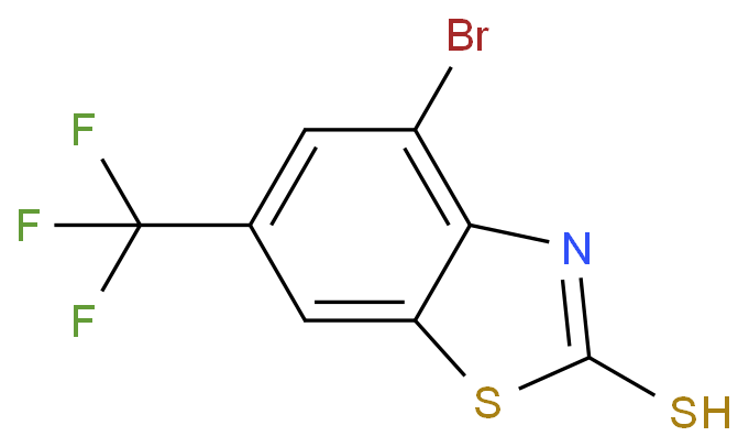 4-Bromo-6-(trifluoromethyl)benzo[d]thiazole-2-thiol