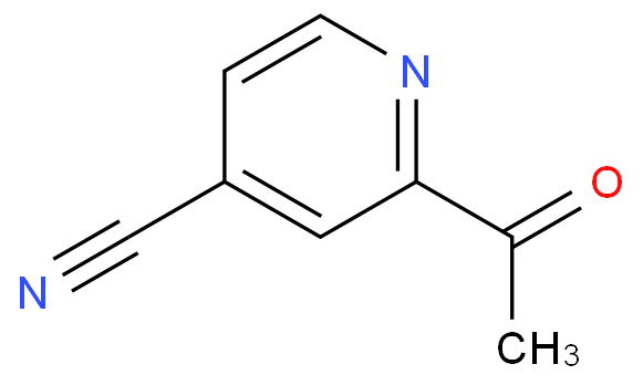 2-ACETYL-ISONICOTINONITRILE; 37398-49-5 structural formula