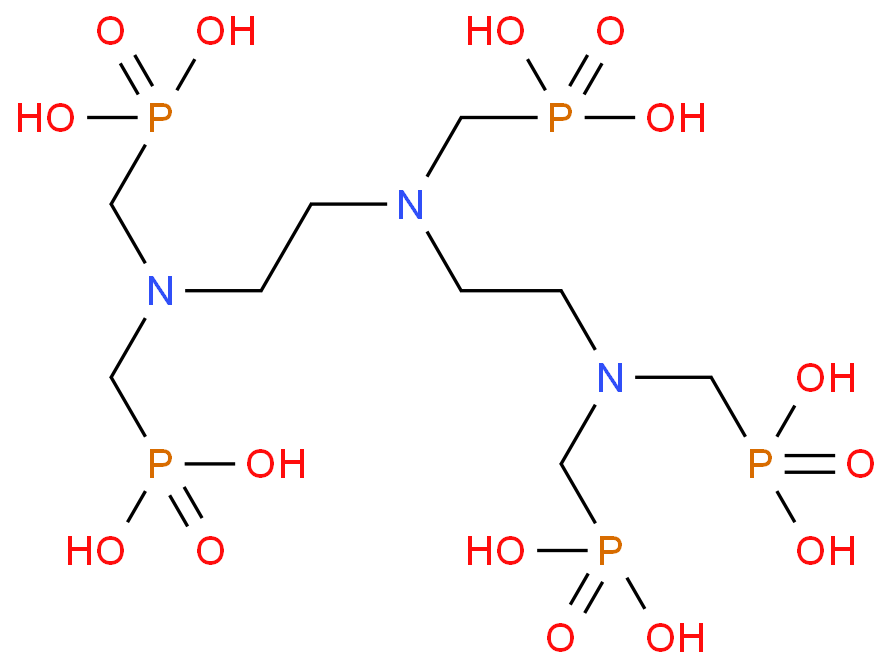二乙烯三胺五甲叉膦酸化学结构式