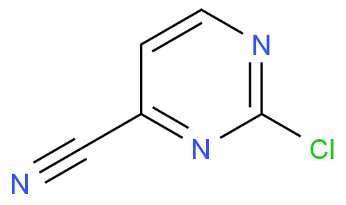 2-氯-4-氰基嘧啶化学结构式