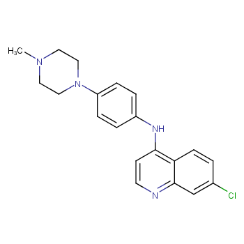 7-chloro-N-[4-(4-methylpiperazin-1-yl)phenyl]quinolin-4-amine