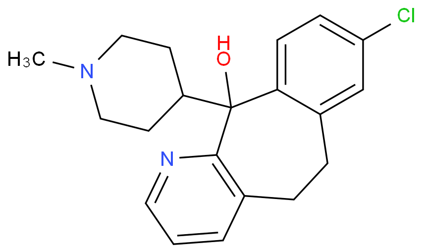 8-Chloro-6,11-dihydro-11-(1-methyl-4-piperidinyl)-5H-benzo[5,6]cyclohepta[1,2-b]pyridin-11-ol