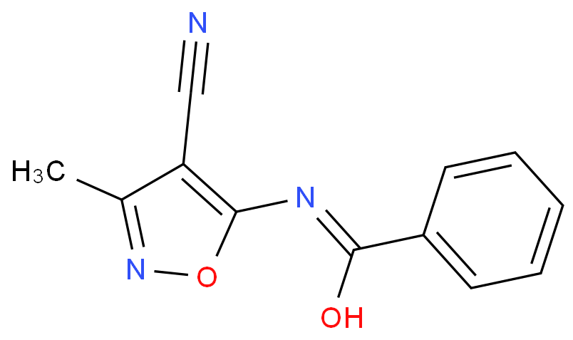 N-(4-CYANO-3-METHYL-5-ISOXAZOLYL)BENZENECARBOXAMIDE