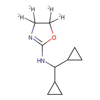 4,4,5,5-tetradeuterio-N-(dicyclopropylmethyl)-1,3-oxazol-2-amine