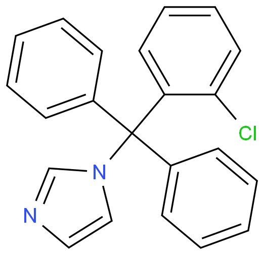 Clotrimazole structure