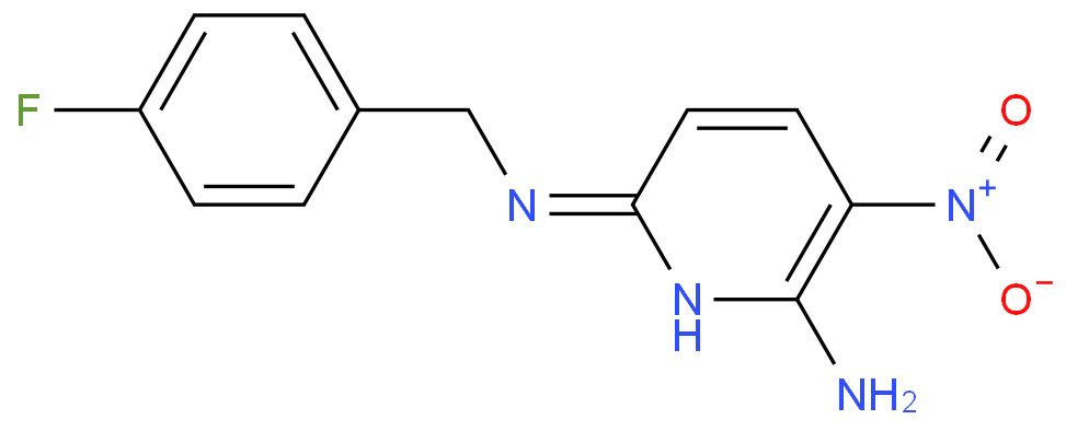 6-N-[(4-fluorophenyl)methyl]-3-nitropyridine-2,6-diamine