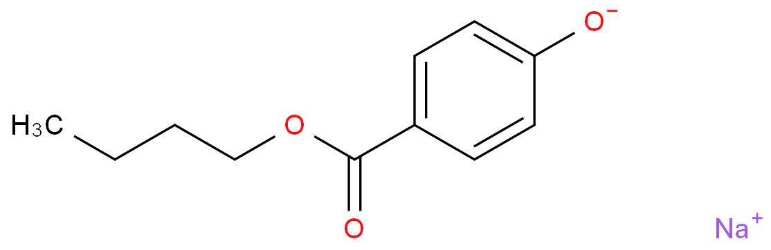 Benzoic acid,4-hydroxy-, butyl ester, sodium salt (1:1)  