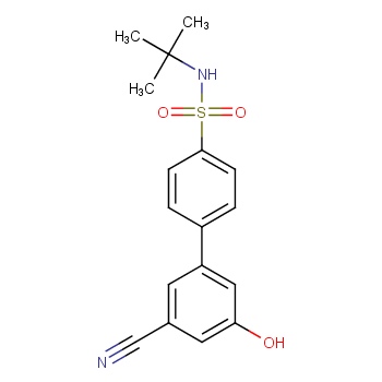 5-(4-t-butylsulfamoylphenyl)-3-cyanophenol