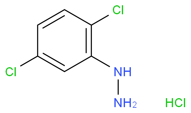 2,5-二氯苯肼盐酸盐化学结构式