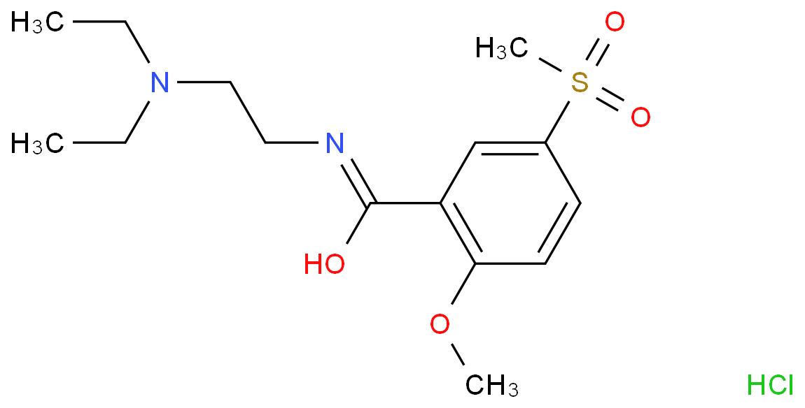 盐酸泰必利化学结构式