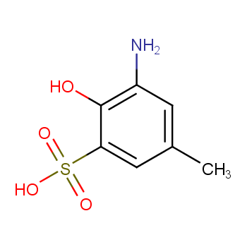 5-amino-4-hydroxytoluene-3-sulphonic acid