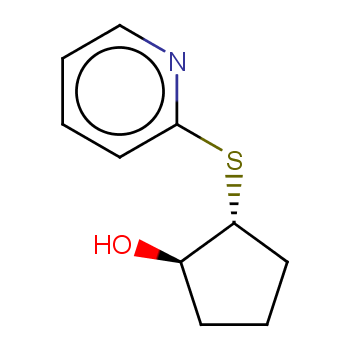 Cyclopentanol, 2-(2-pyridinylthio)-, trans- (9CI)