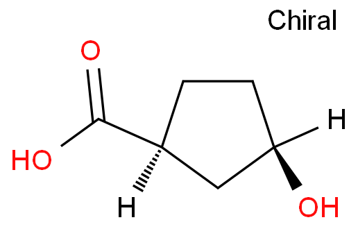 Cyclopentanecarboxylicacid, 3-hydroxy-, (1S-cis)- (9CI)  