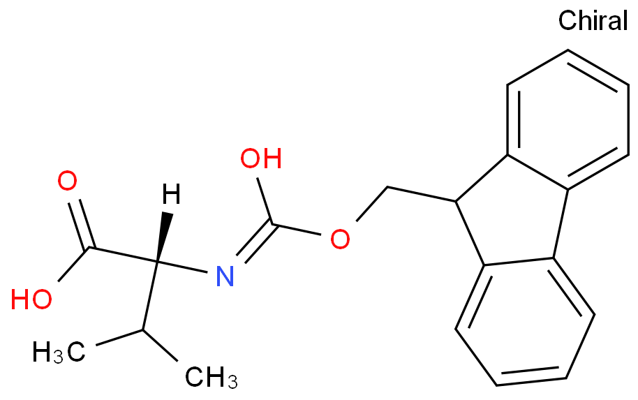 FMOC-D-Valine structure