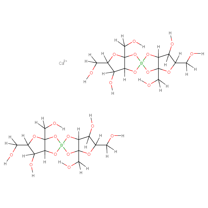 果糖硼酸钙化学结构式