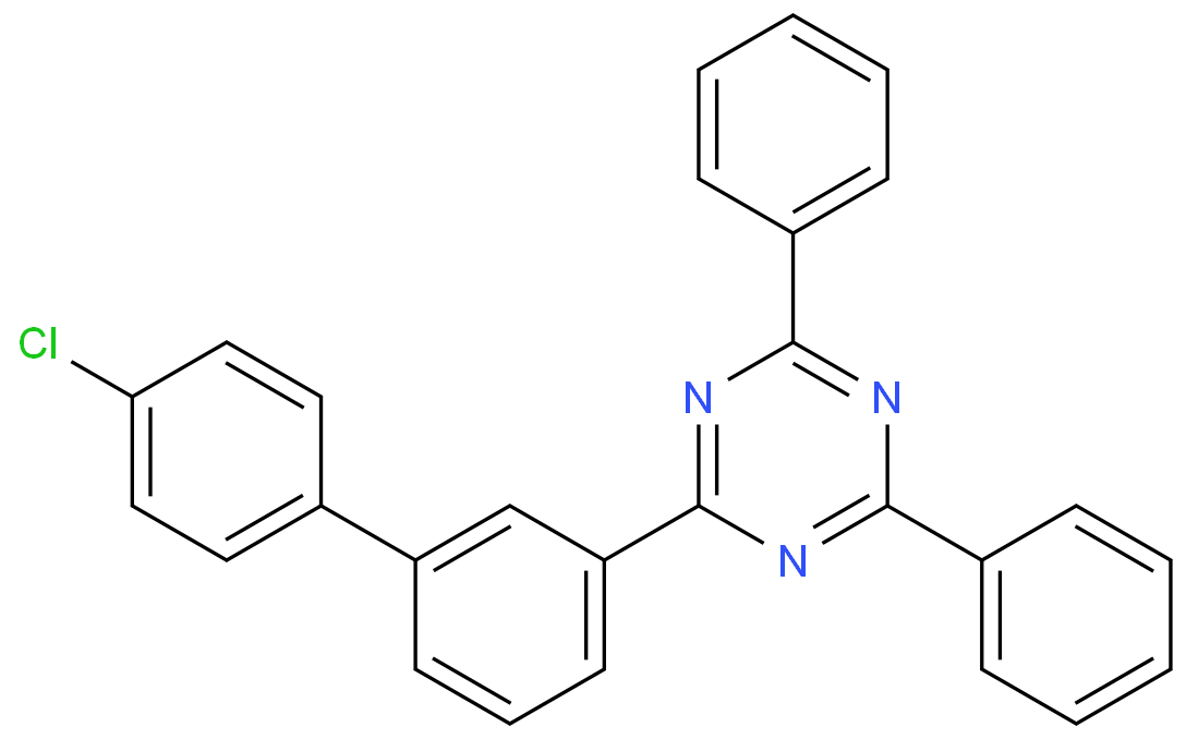 2-(4’-氯联苯-3-基)-4,6-二苯基-1,3,5-三嗪