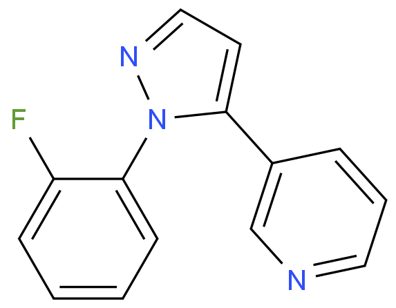 3 - (1 - (2 -氟苯基)-1H -5-吡唑基)吡啶